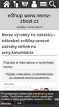 Mobile Screenshot of nerez-zbozi.cz