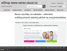 Tablet Screenshot of nerez-zbozi.cz